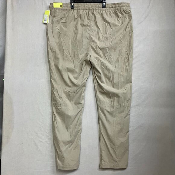 All In Motion Men's XXL Khaki Ripstop Pants Drawstring Quick Dry Elastic Waist - Picture 8 of 11